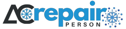 ac repair person logo